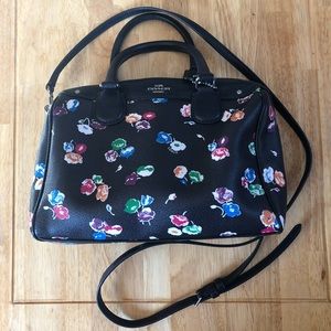 Coach Wildflower Bennet Satchel in rainbow multi
